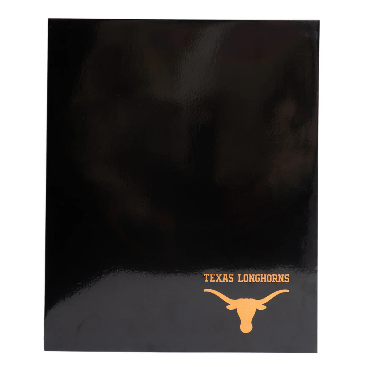 Black Laminated UT Longhorns Folder