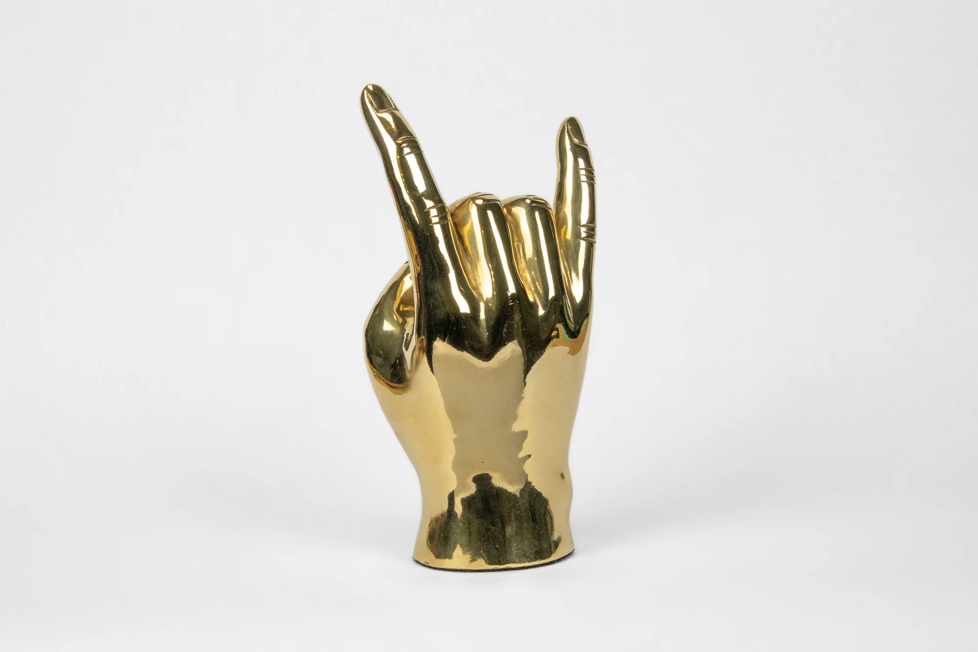 Brass Hand Sculpture - Image 2