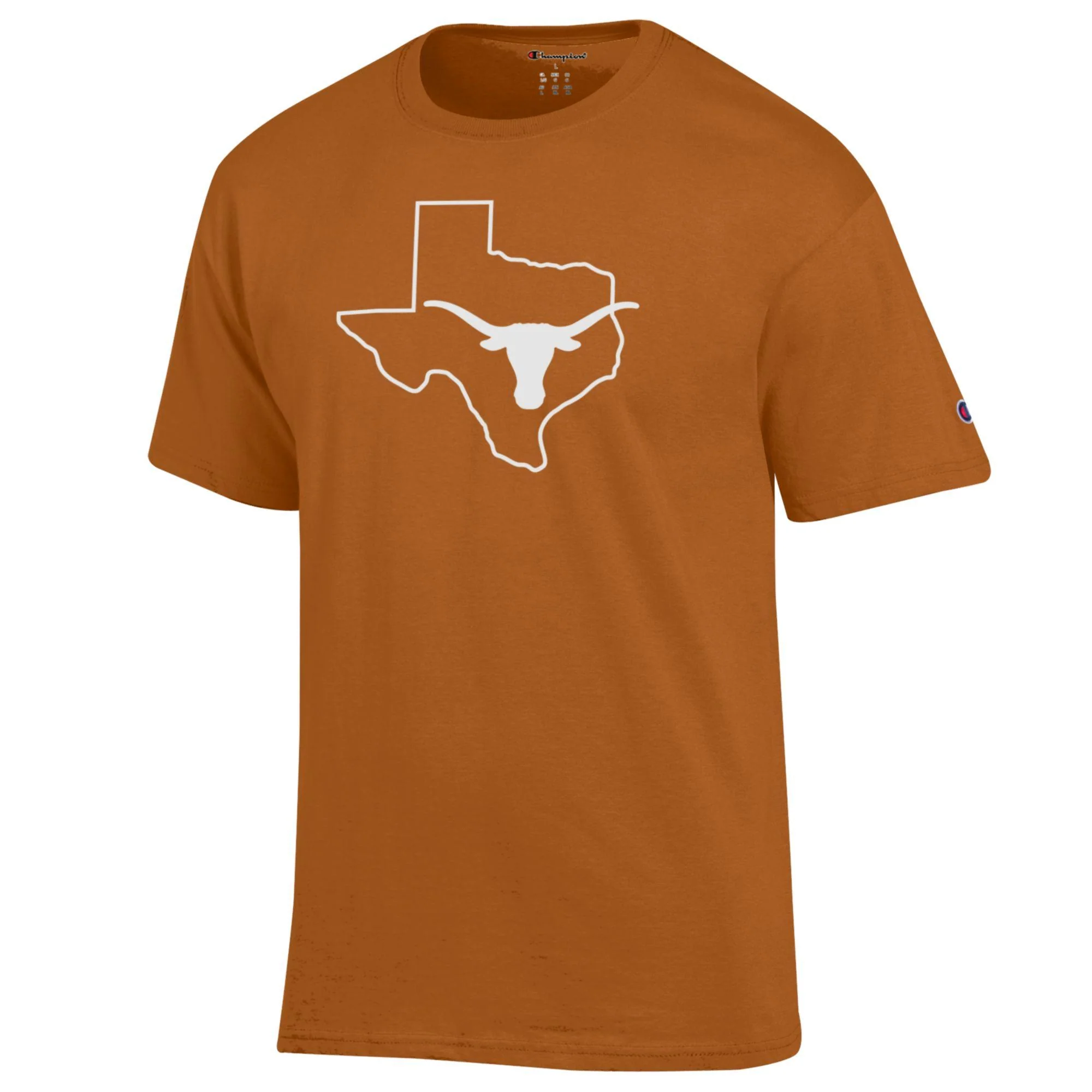Champion Texas Longhorns State Outline Tee