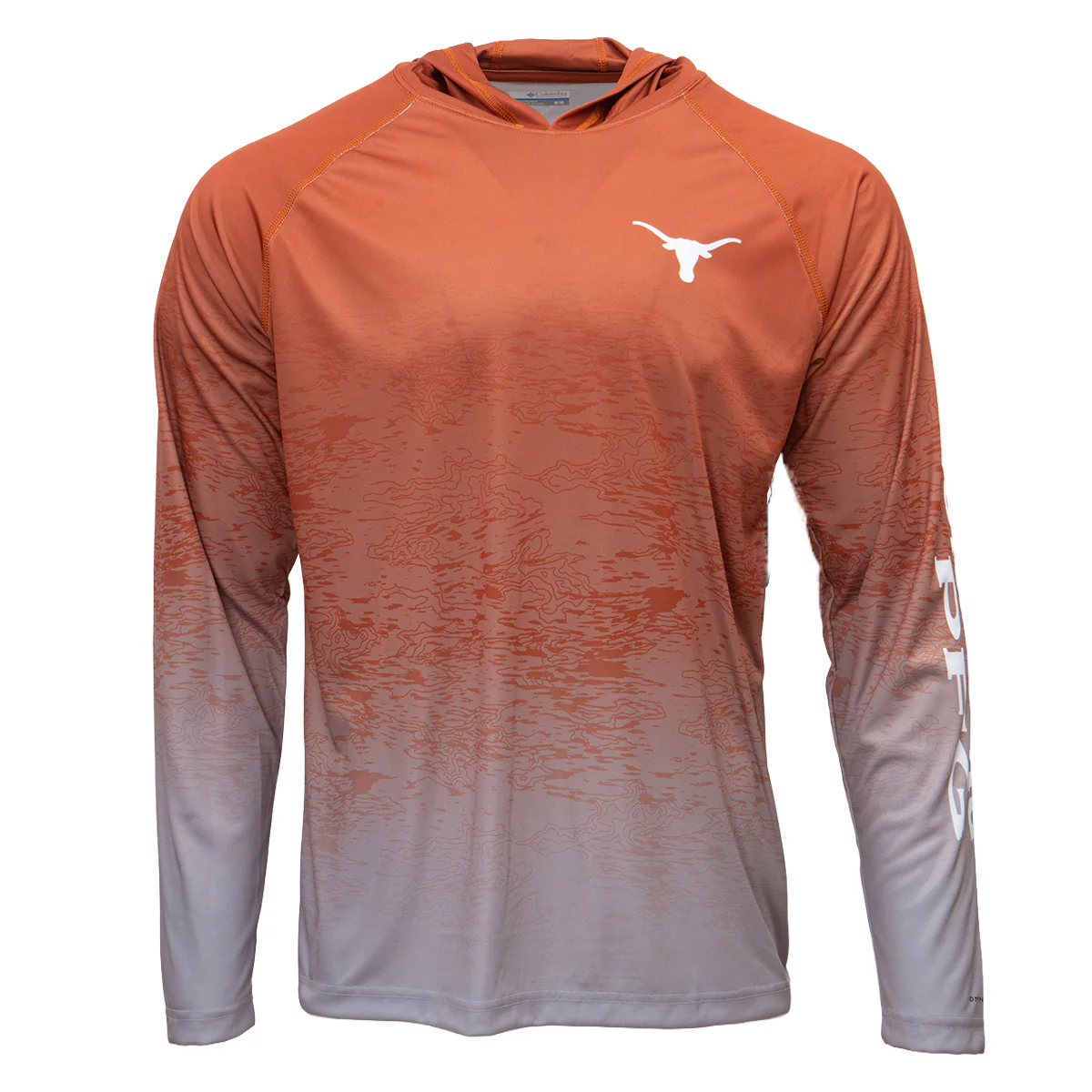 Columbia Texas Longhorns Super Terminal Tackle Hoodie Top