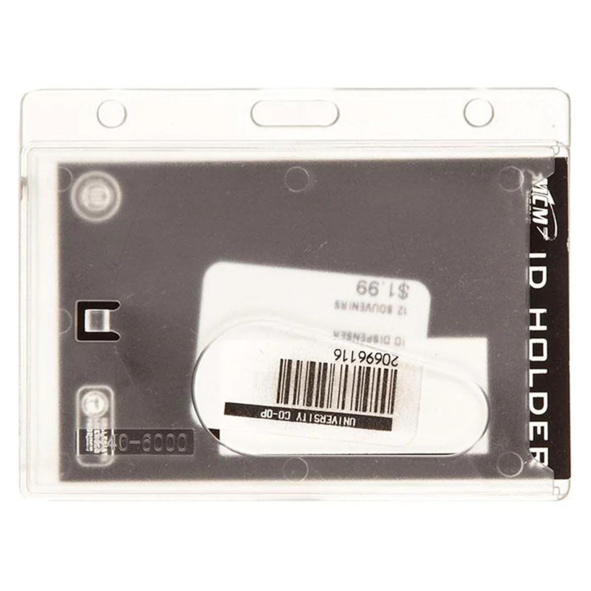 Landscape Side-Slide ID Holder