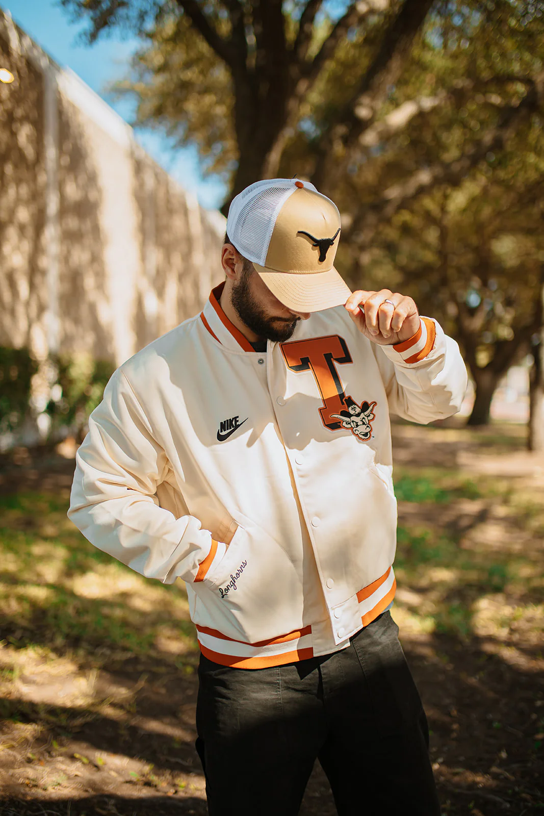 Nike Texas Longhorns Legacy Bomber Jacket - Image 6