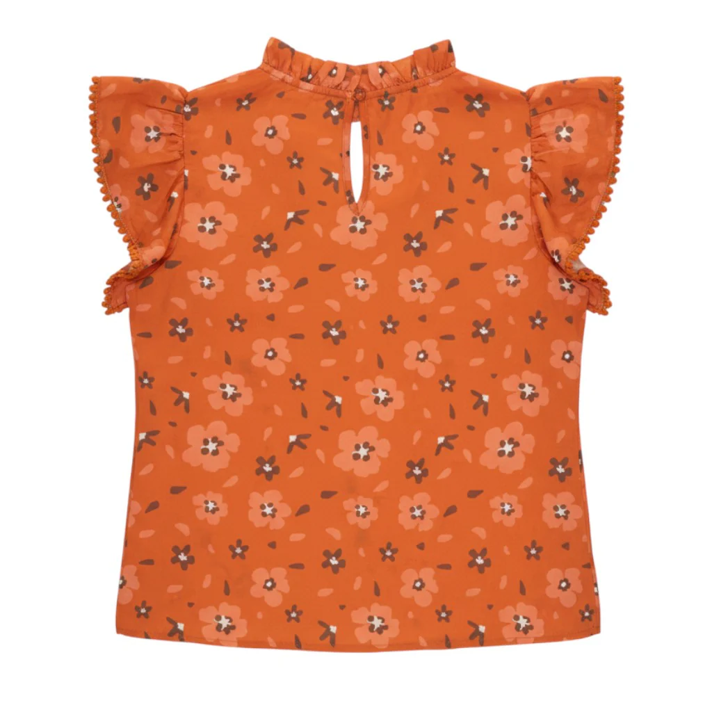 Stewart Simmons Poly Ruffle Sleeve Blouse - Image 2