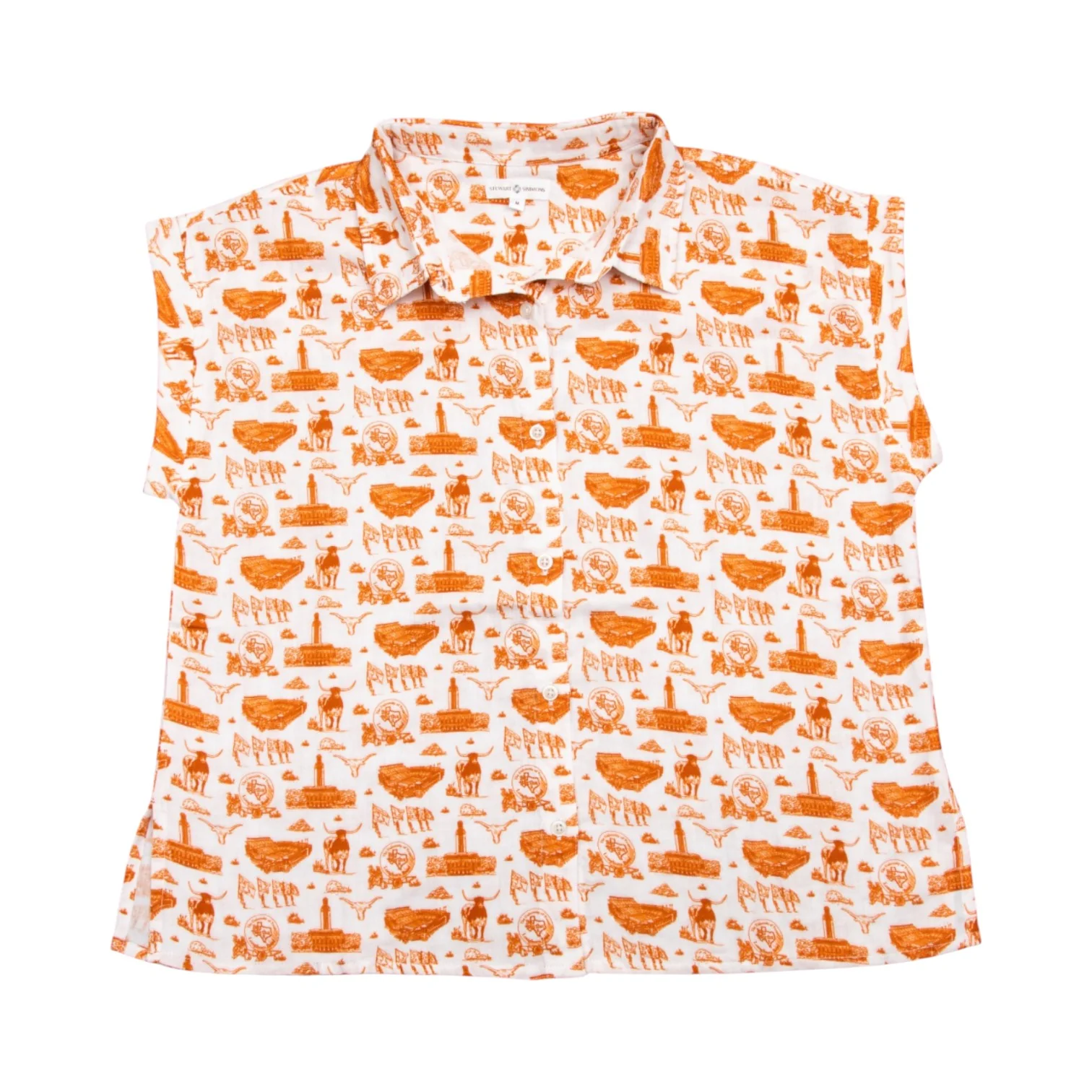 Stewart Simmons Team Toile Button-Up Top