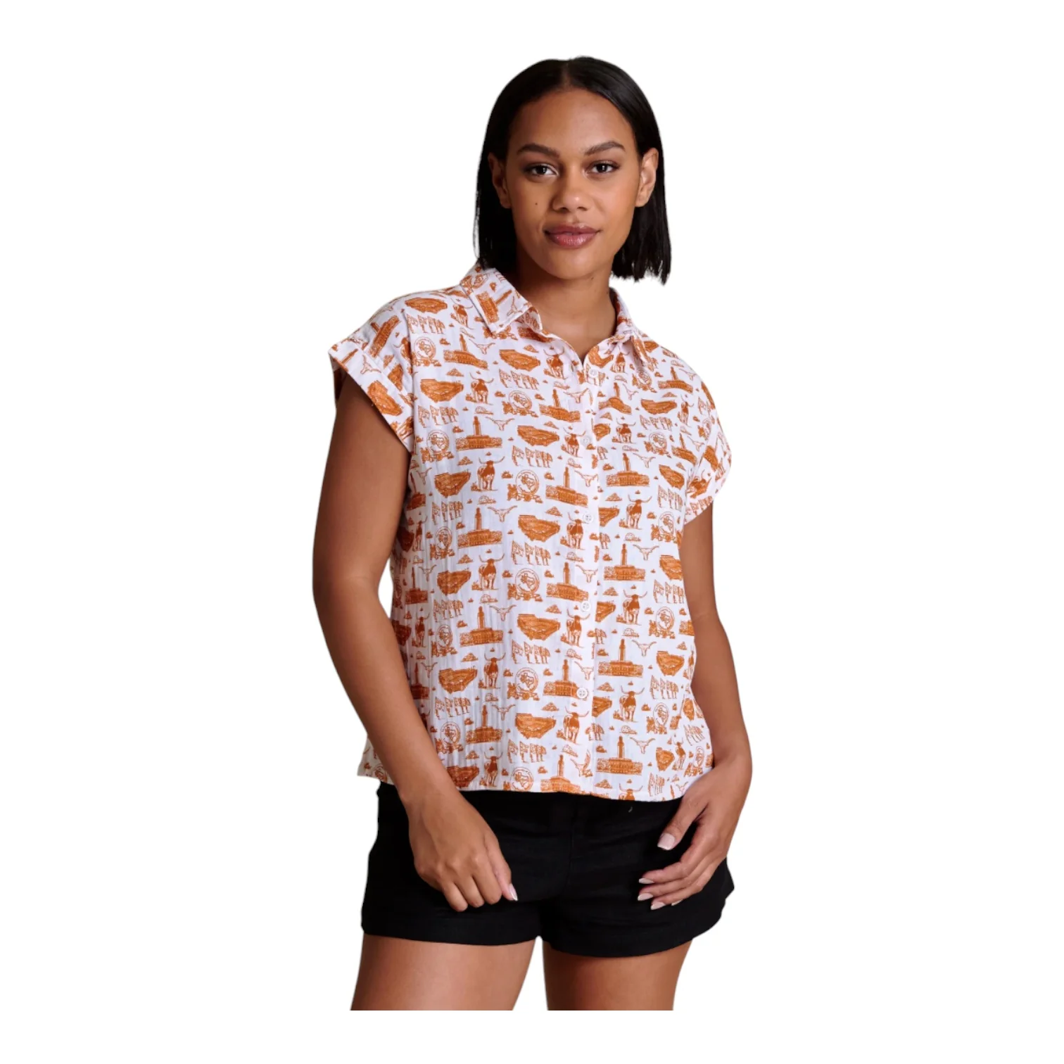 Stewart Simmons Team Toile Button-Up Top - Image 2