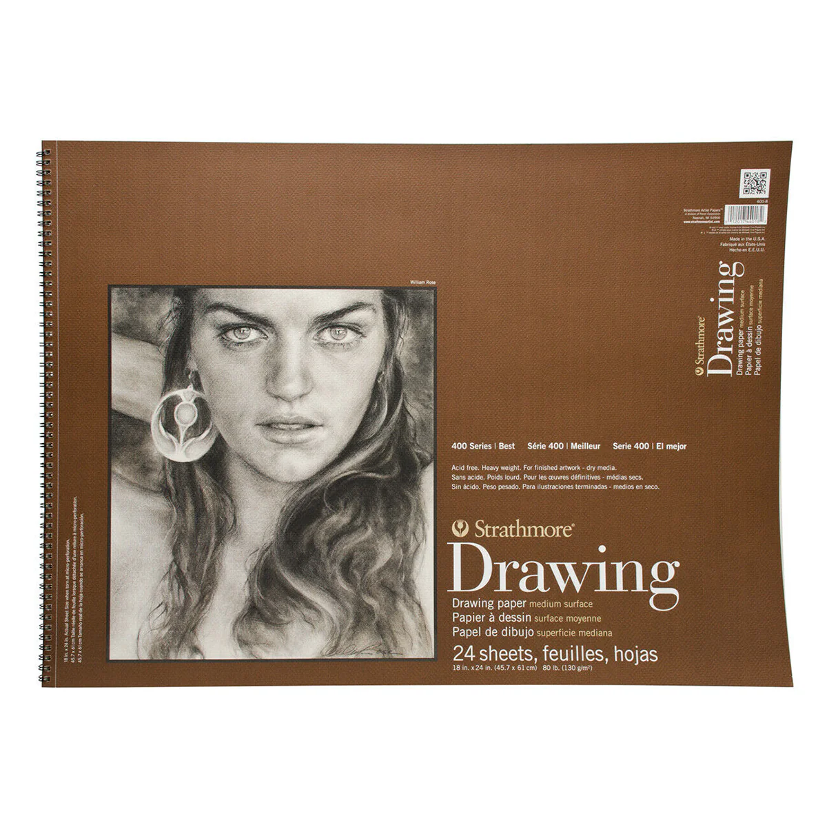 Strathmore 400 Series Medium Drawing Pad - 18 X 24