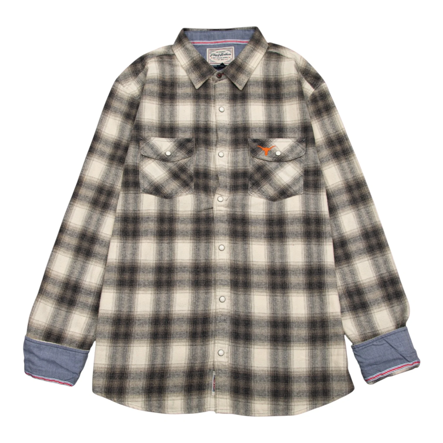 Texas Longhorns Alma Vintage Wash Flannel