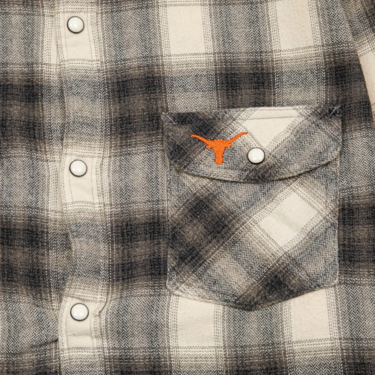 Texas Longhorns Alma Vintage Wash Flannel - Image 2