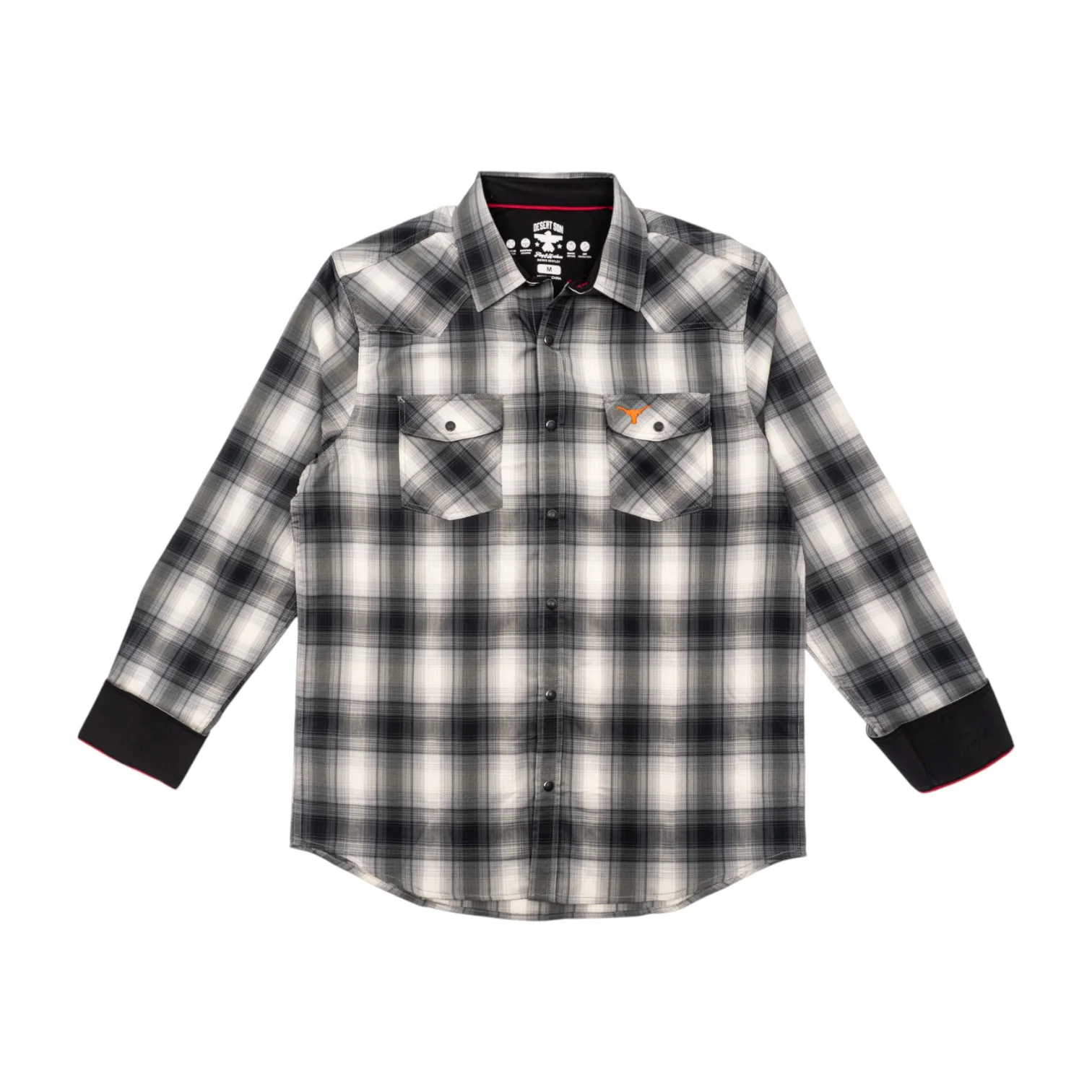 Texas Longhorns Breckenridge Western Long Sleeve Shirt