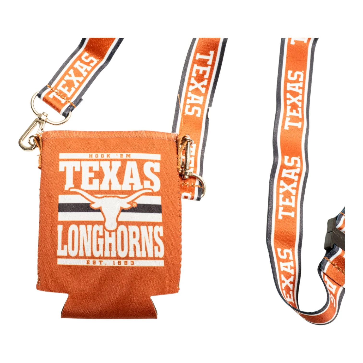 Texas Longhorns Can Cooler Lanyard - Image 2