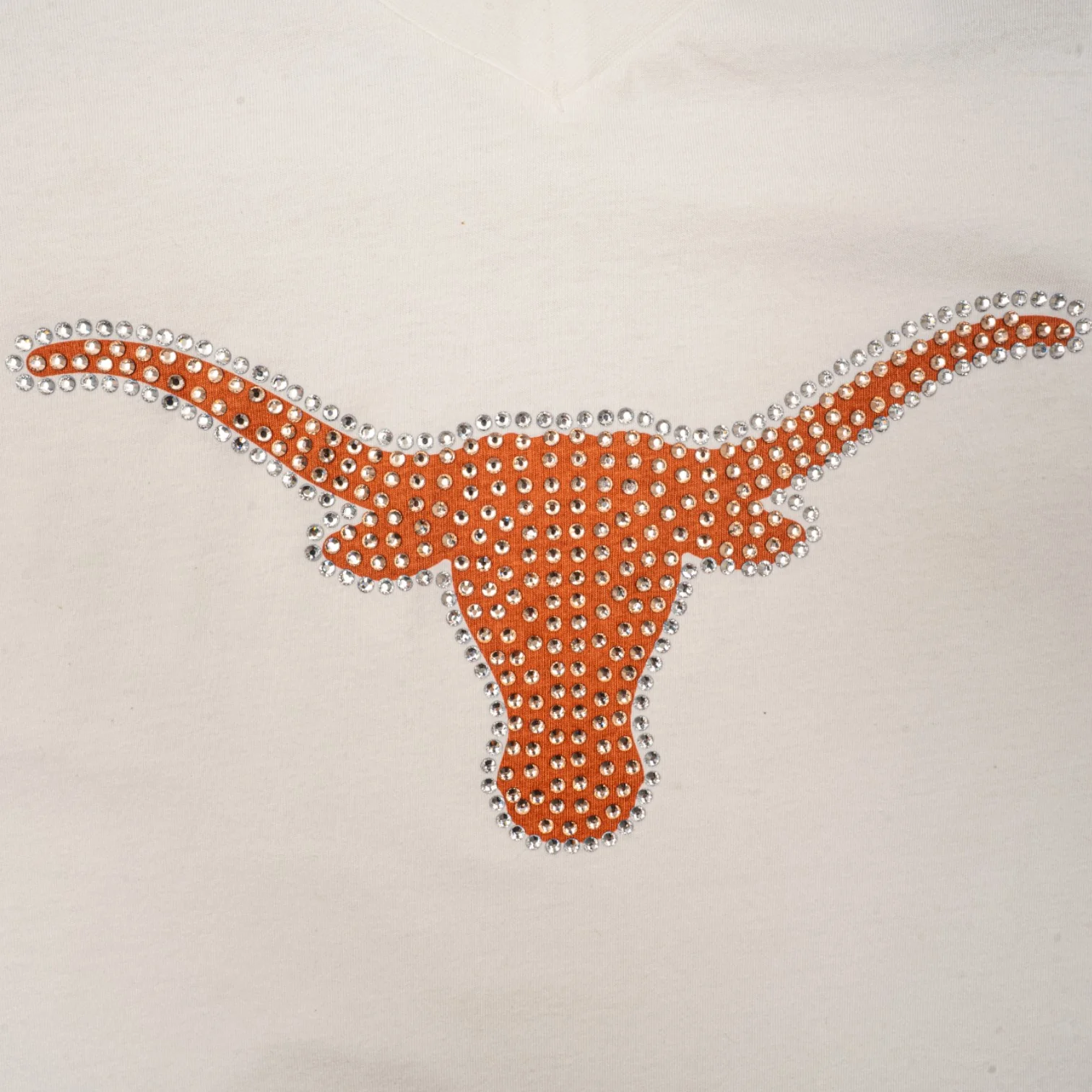 Texas Longhorns Dominance Rhinestone Stripe Varsity Tee - Image 2