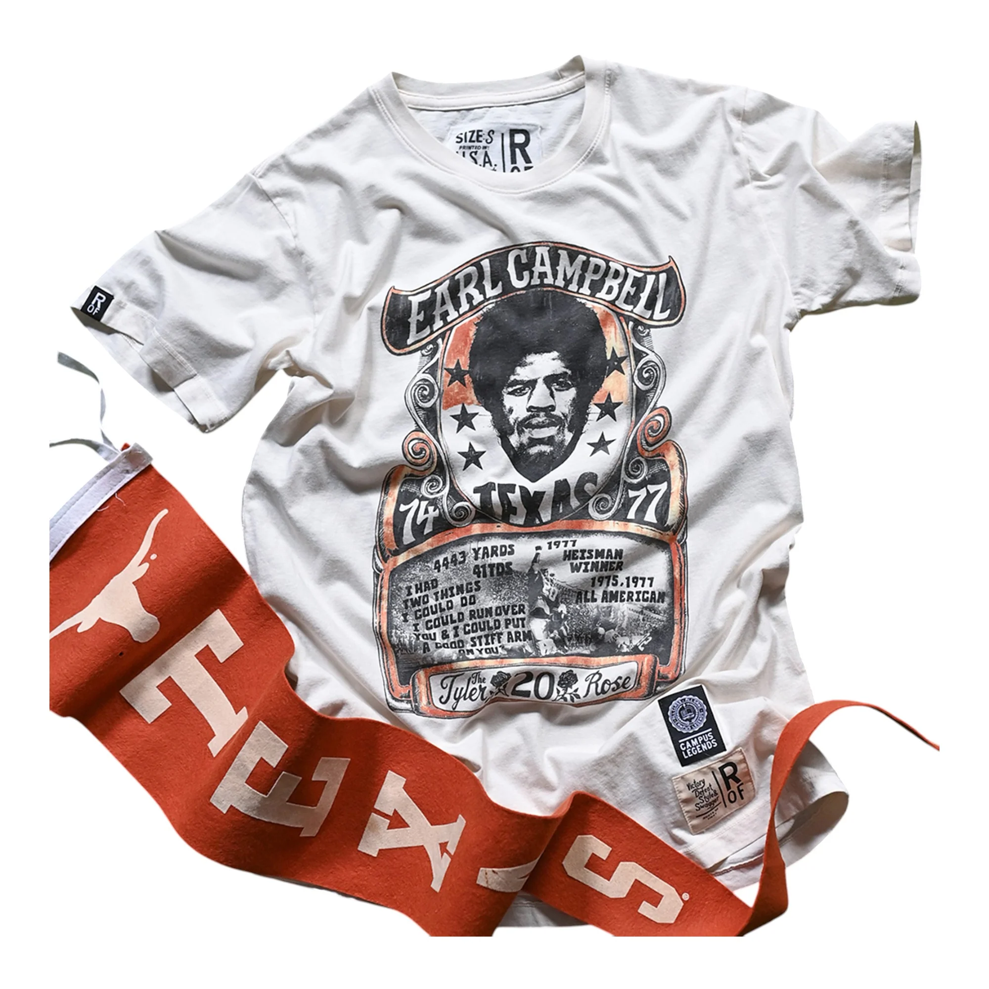 Texas Longhorns Earl Campbell Legacy Tee - Image 7