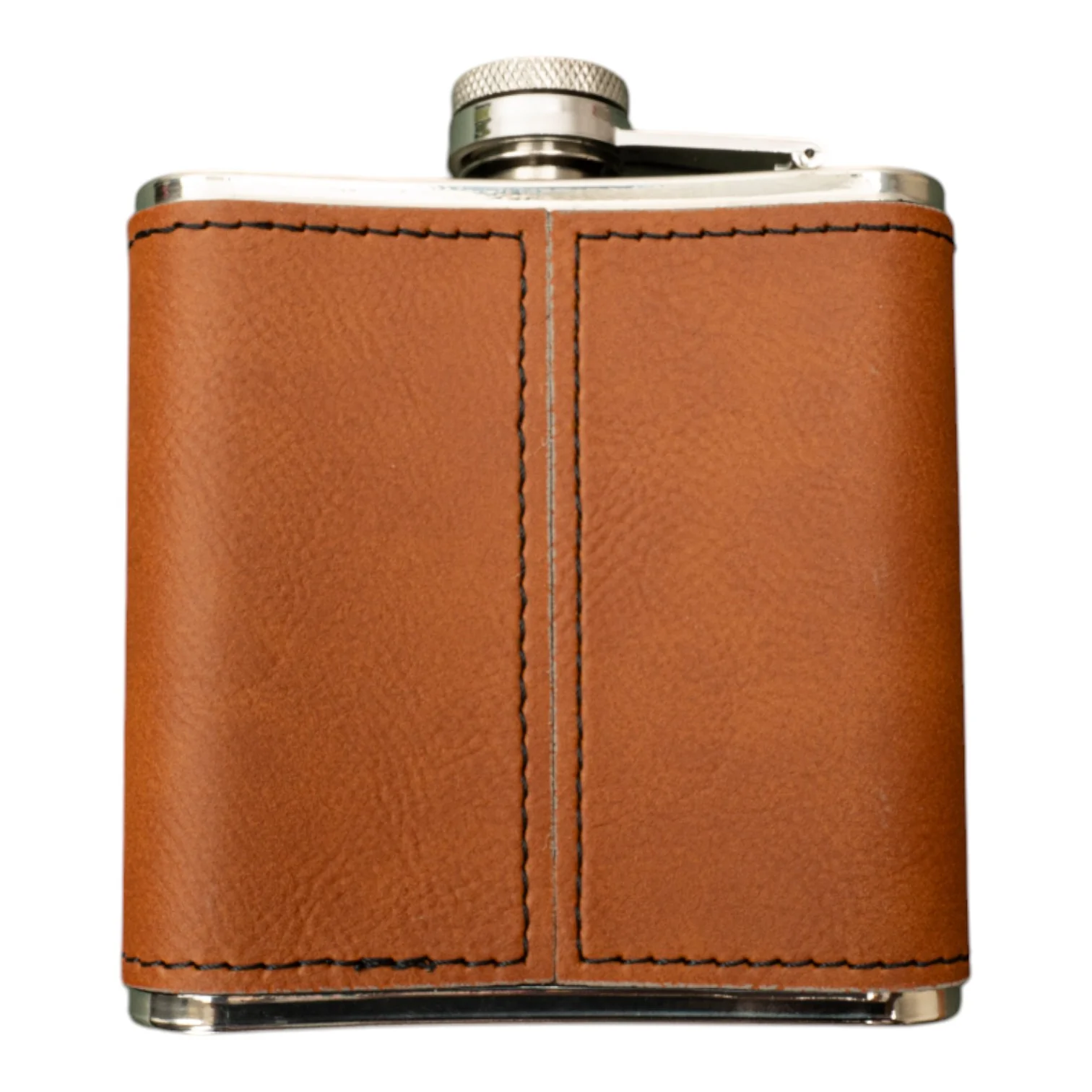 Texas Longhorns Leather Flask - Image 2