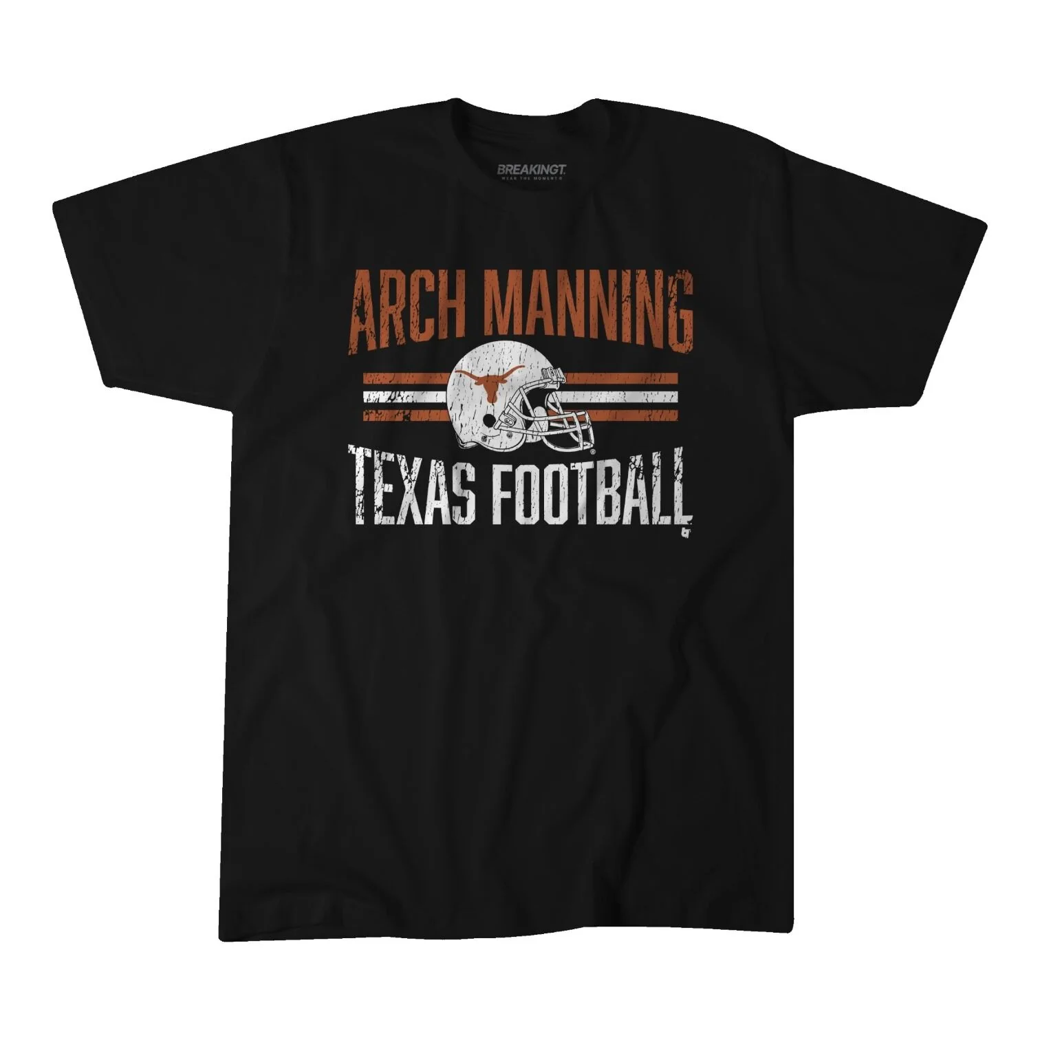 Texas Longhorns NIL Arch Manning Helmet Hero Tee
