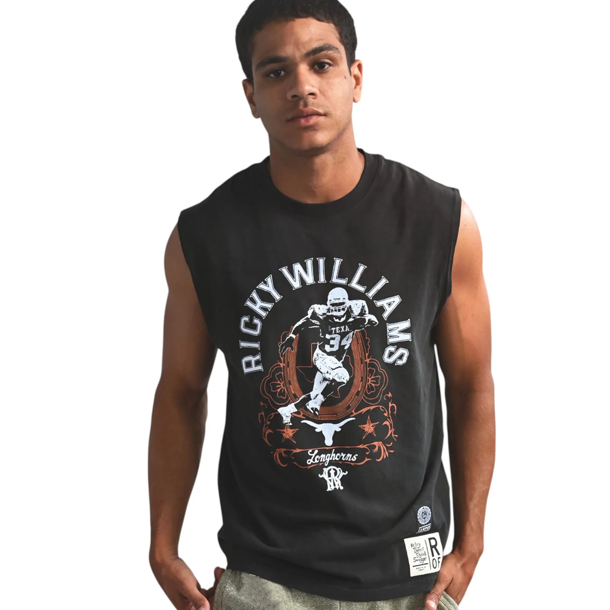 Texas Longhorns Ricky Williams Legacy Muscle Tee - Image 2