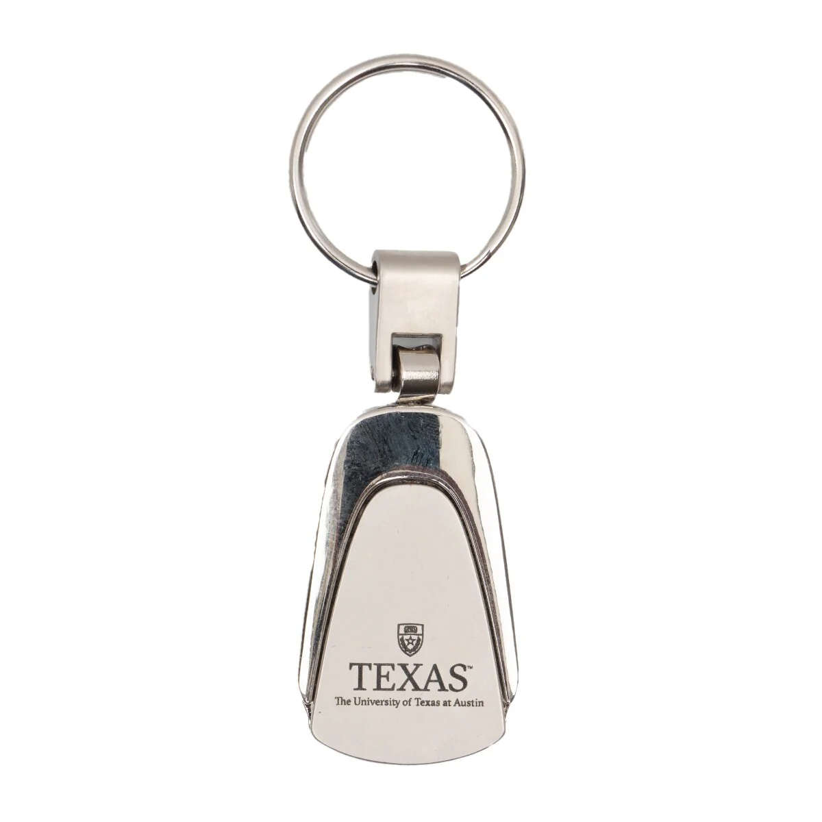 Texas Longhorns Teardrop Trillium Keychain