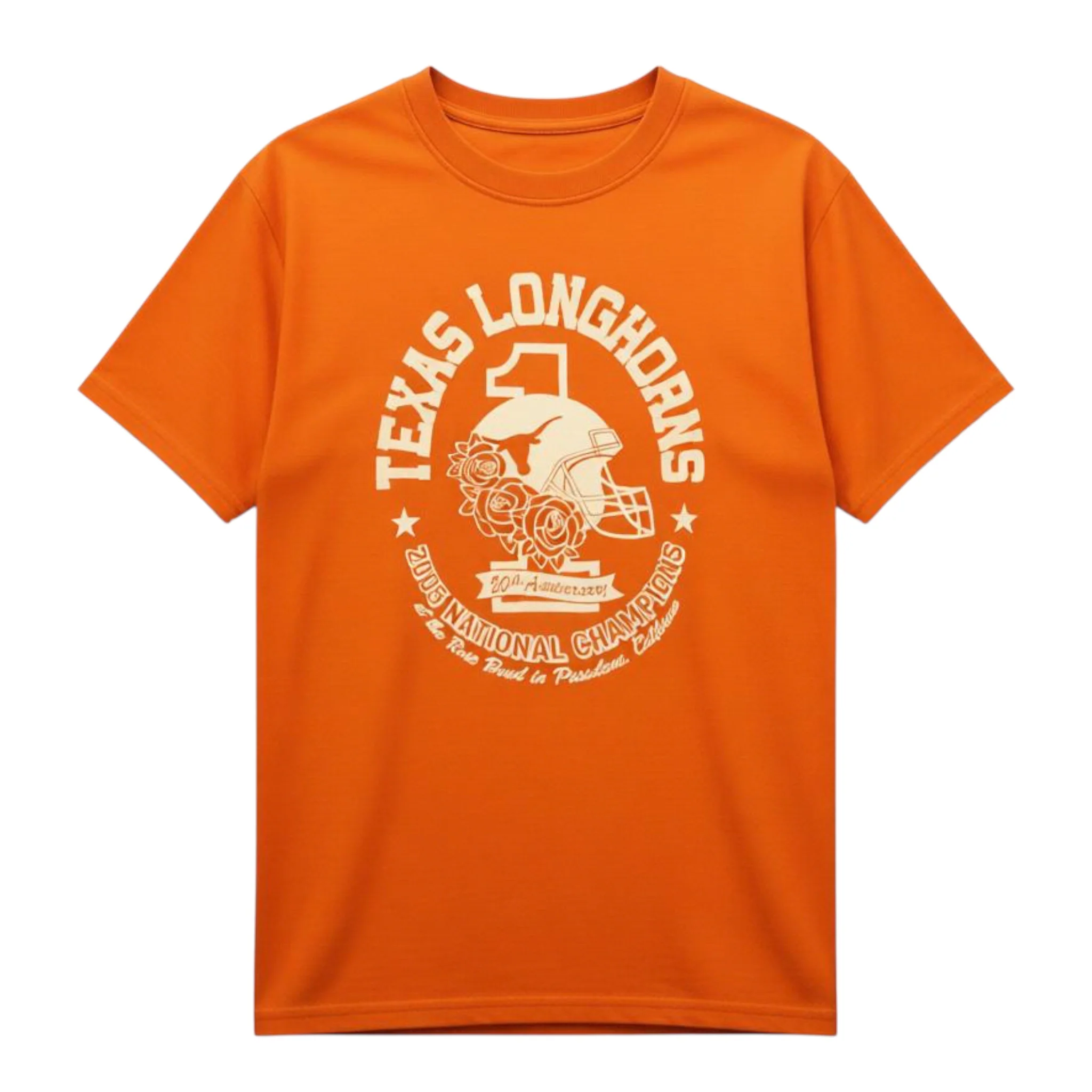 Youth Texas Longhorns 2005 National Champions 20th Anniversary Tee