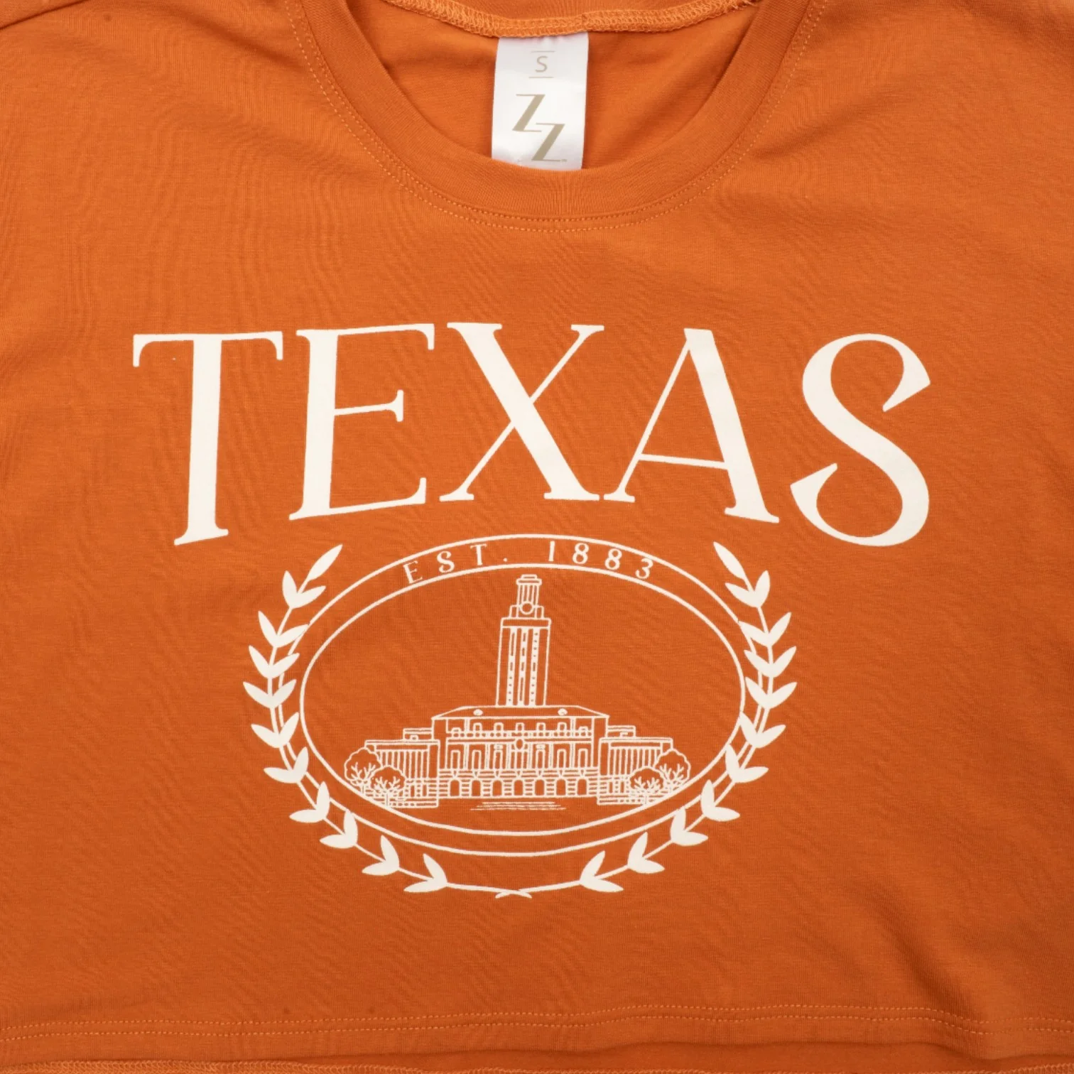 ZooZatZ Texas Longhorns Tower Boxy Crop Tee - Image 2